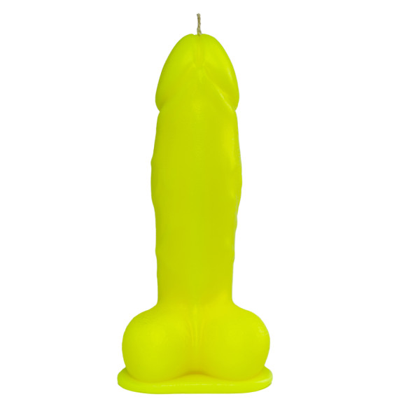Свеча LOVE FLAME - Dildo L Yellow Fluor