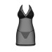 Пеньюар Obsessive Medilla chemise & thong XL/2XL