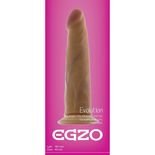 Фаллоимитатор EGZO Ciberskin, 18,5*4 см