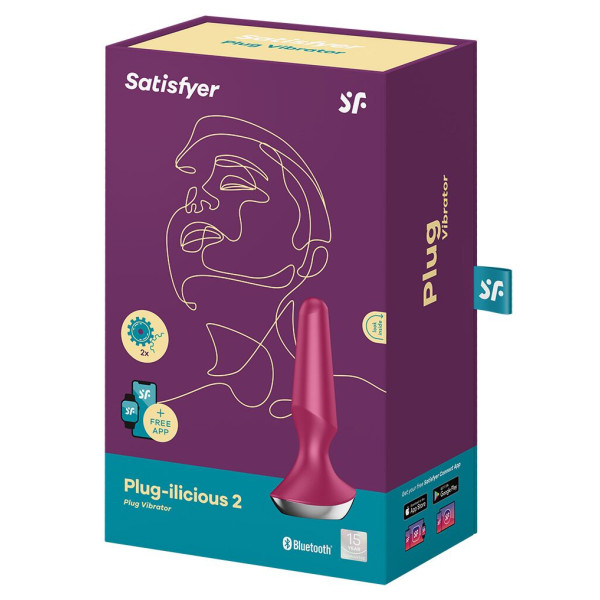 Анальная вибропробка Plug-ilicious 2 Berry