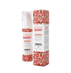 Массажное масло EXSENS Strawberry 50мл, съедобное