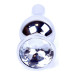 Анальная пробка Boss Series - Jewellery Silver BUTT PLUG Clear