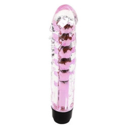 Вагинальный вибратор XESE Cristal Pink, длина 17,5 см, диаметр 3,5 см