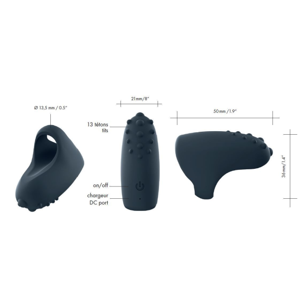 Вибратор на палец Dorcel MAGIC FINGER