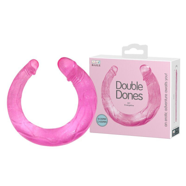 Двойной фаллоимитатор Double Dones, 42 см