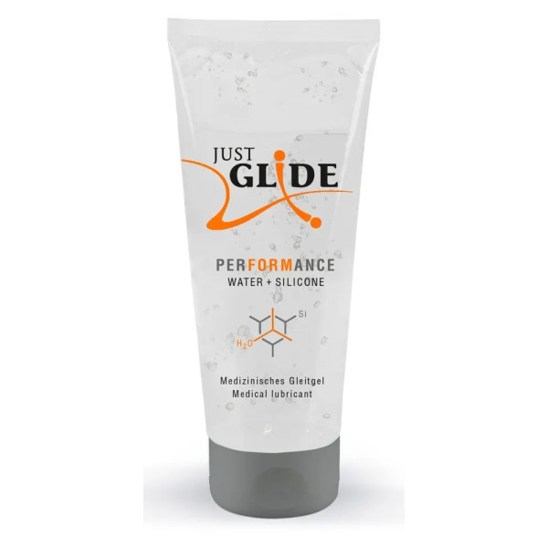 Гибридный гель-лубрикант Just Glide Performance, 200 мл