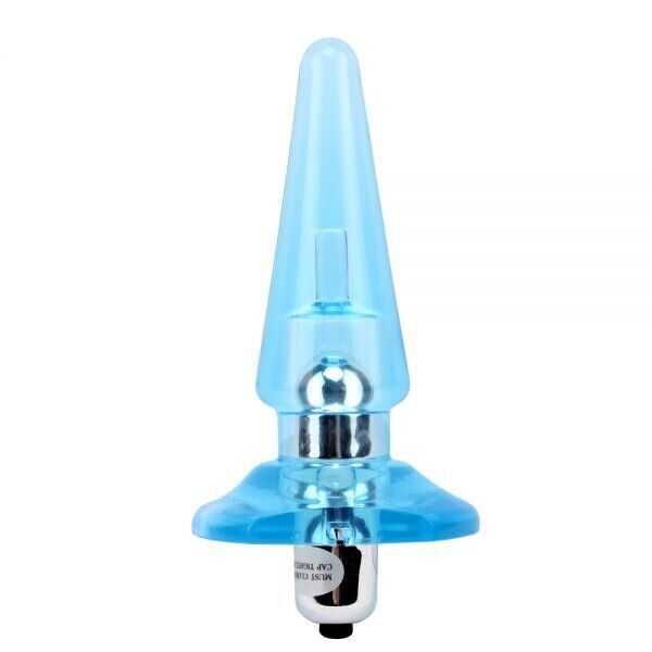 Анальный плаг с вибрацией NICOLES Vibra Plug - Blue