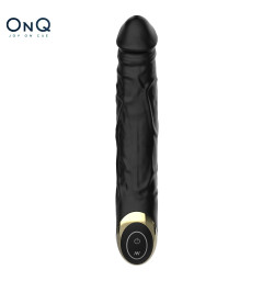 Вибратор вагинальный OnQ силиконовый черный, 10 режимов, 21,6 см