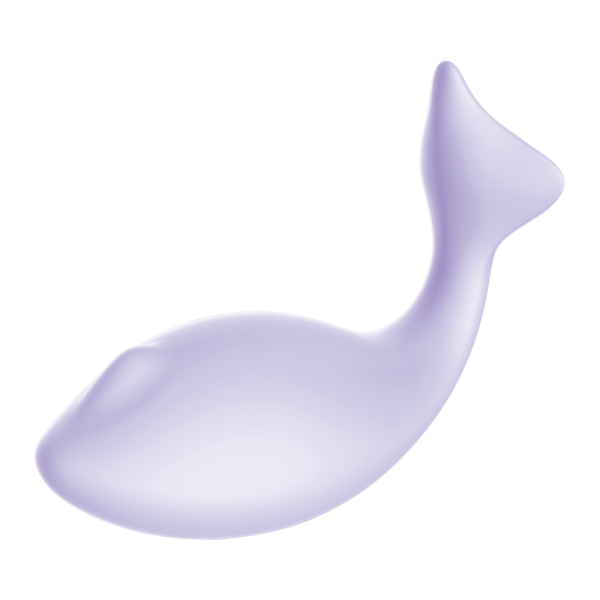 Смарт вибратор-яйцо Leten Fish Baby Purple