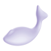 Смарт вибратор-яйцо Leten Fish Baby Purple