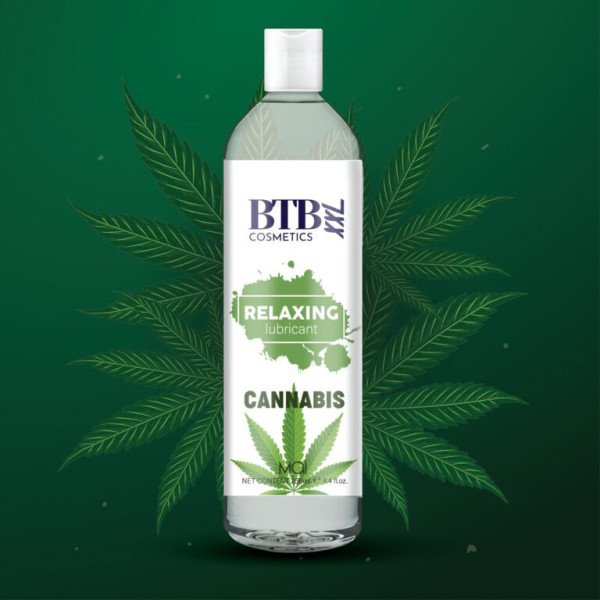 Смазка на водной основе BTB FLAVORED CANNABIS, 250 мл