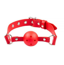 Кляп Breathable ball gag plastic, RED
