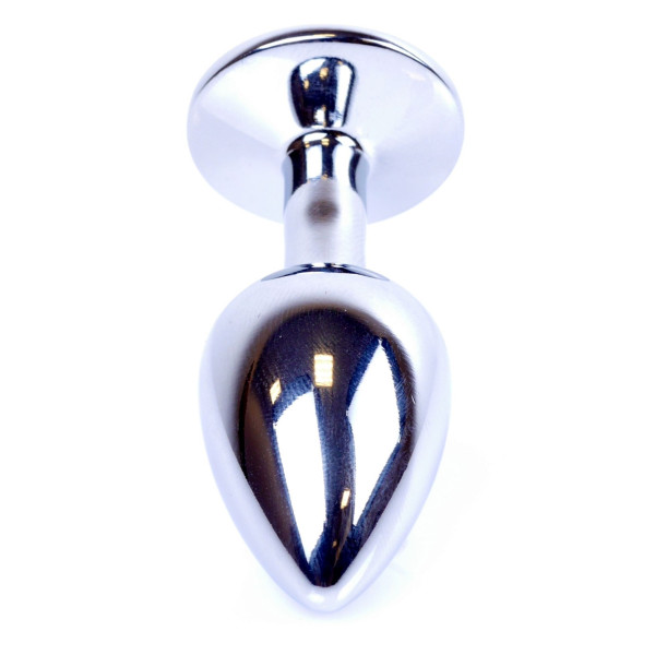 Анальная пробка Boss Series - Jewellery Silver PLUG Pink S