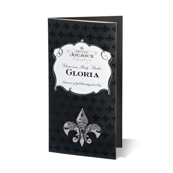 Пэстис из кристаллов Petits Joujoux Gloria set of 2 - Black/Pink