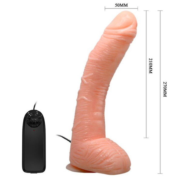 Вибратор на присоске Penis Vibration, 27 см