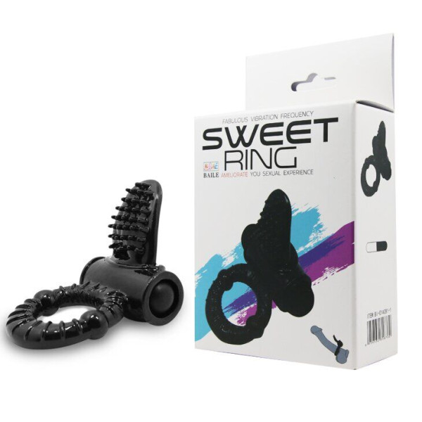 Эрекционное кольцо с вибрацией  Sweet Vibration Ring 