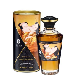 Разогревающее масло Shunga Aphrodisiac Warming Oil - Caramel Kisses