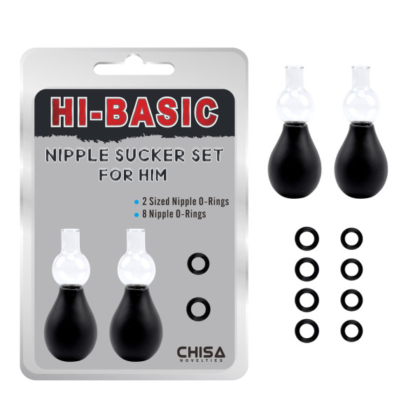 Вакуумные массажеры для сосков CHISA HI-BASIC - Nipple Sucker Set for Him