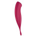 Смарт-вибратор для клитора с вакуумной стимуляцией Satisfyer Twirling Pro+ dark red