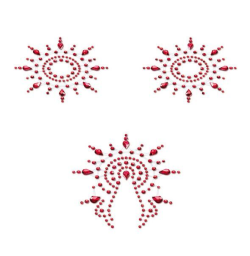 Пэстис из кристаллов Petits Joujoux Gloria set of 3 - Red