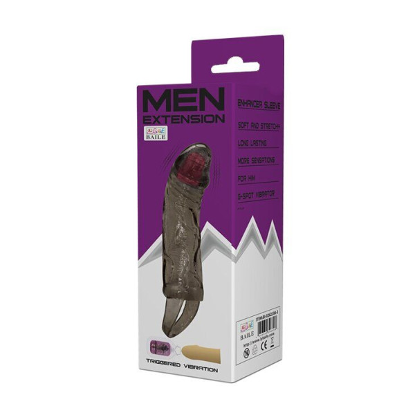 Насадка на пенис c вибрацией Men extension