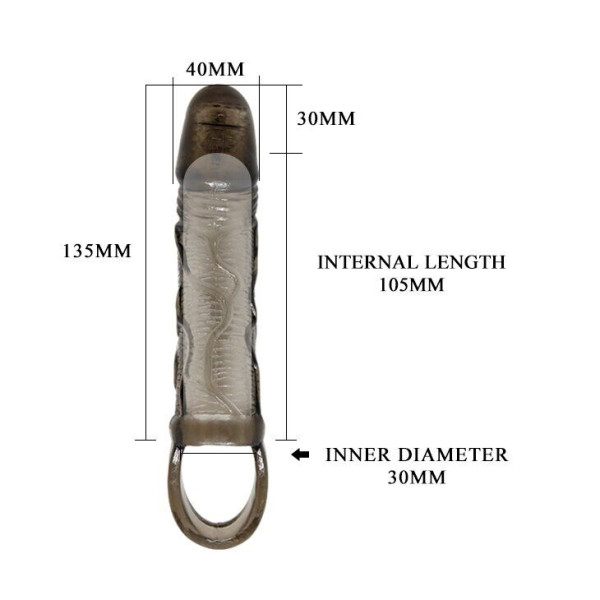 Насадка на пенис c вибрацией Men extension