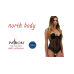 Боди с открытой грудью NORTH BODY black S/M