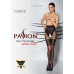 Колготки с открытым доступом Passion TIOPEN 013 black 5 (20/40 den), ажурные трусики и подвязки