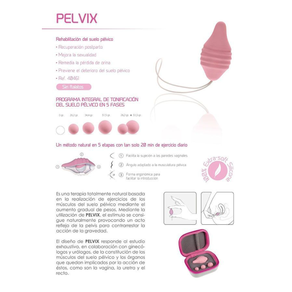 Тренажер Кегеля Femintimate Pelvix Concept с набором грузов