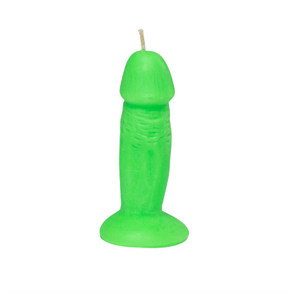 Свеча LOVE FLAME - Little Guy Green Fluor