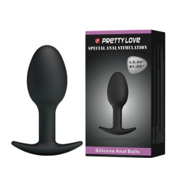 Анальная пробка BLACK PRETTY LOVE