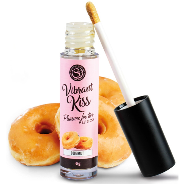 Блеск для губ с эффектом вибрации Secret Play - LIP GLOSS Vibrant Kiss Doughnut, 6 г