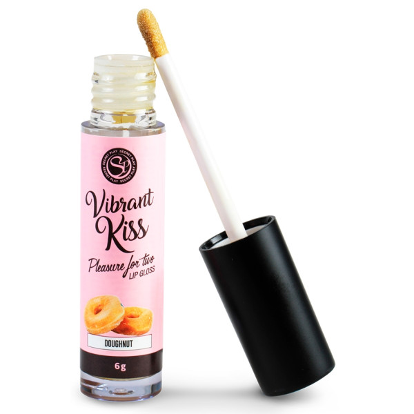 Блеск для губ с эффектом вибрации Secret Play - LIP GLOSS Vibrant Kiss Doughnut, 6 г