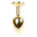 Анальная пробка Boss Series - Jewellery Gold PLUG Purple S