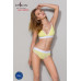 Спортивный топ с двойными бретелями Passion PS007 TOP yellow, размер M
