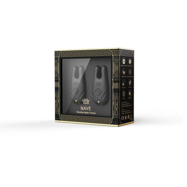 Вибратор для груди Zalo Nave Obsidian Black
