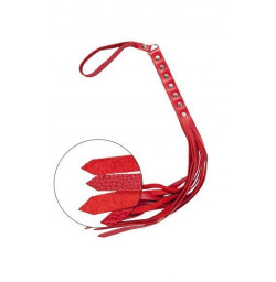Флогер S&M Fancy Leather Floger Red