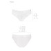 Трусики с широкой резинкой и кружевом Passion PS001 PANTIES white, размер L