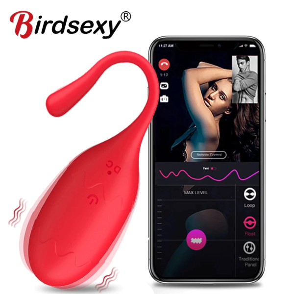Смарт-виброяйцо Vagina Eggs Bluetooth с управлением через телефон, 7 режимов вибрации