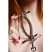 Зажим для половых губ с поводком Master Series Pussy Tugger Adjustable Vagina Clamp with Chain