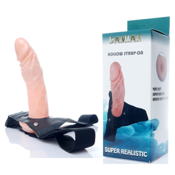 Страпон мужской BOSS - Damian Hollow Strap-on