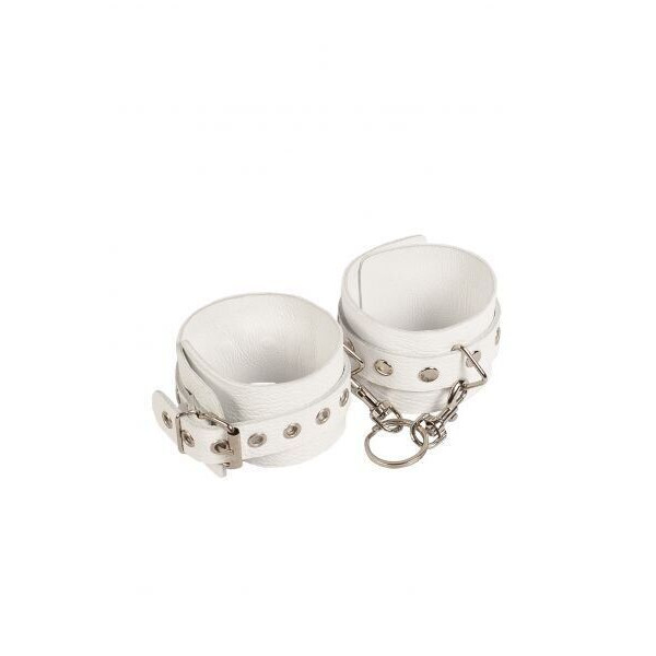 Наручники Leather Restraints Hand Cuffs, WHITE