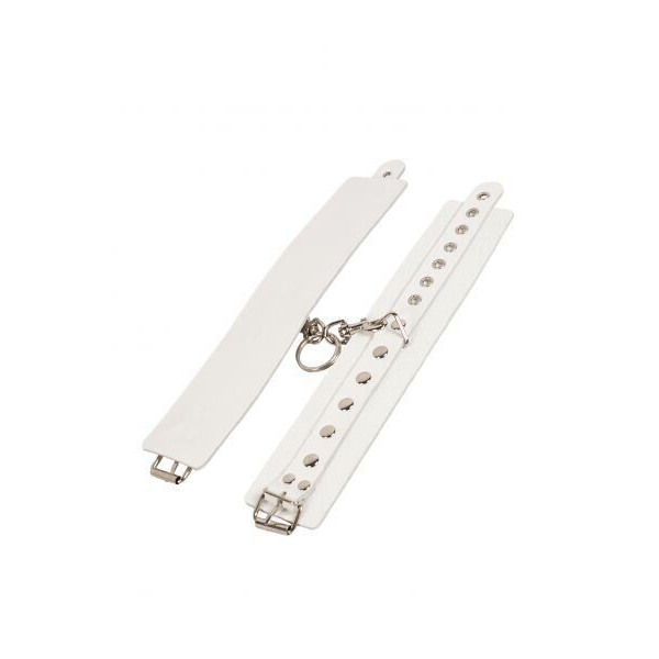 Наручники Leather Restraints Hand Cuffs, WHITE