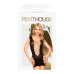 Мини-платье с открытыми бедрами и попкой Penthouse - Flame on the Rock Black, размер XL