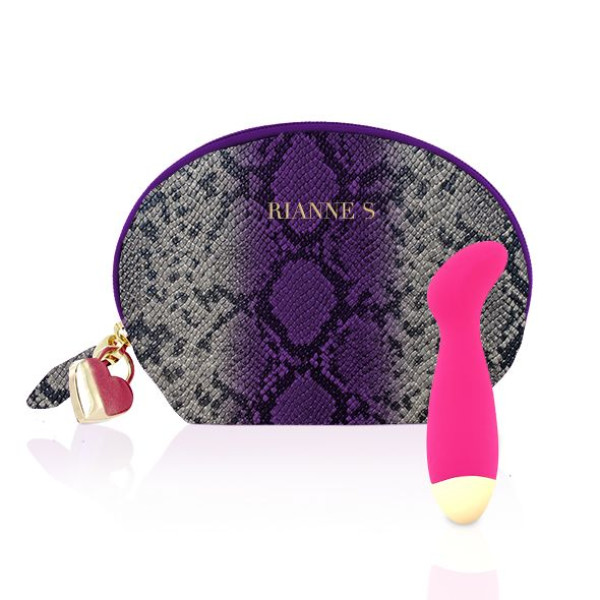 Вибратор для точки G Rianne S: Boa Mini Pink, 10 режимов работы, 14 см