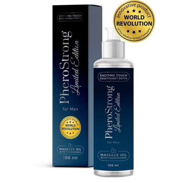 Массажное масло с феромонами PheroStrong Limited Edition for Men, 100 мл