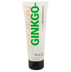 Веганский стимулирующий гель для массажа Just Play Ginseng Ginkgo Gel, 80 мл