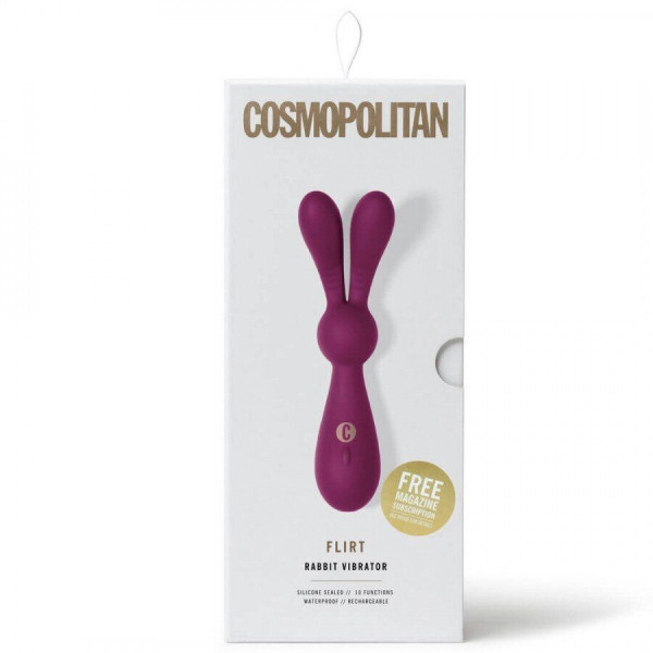 Универсальный перезаряжаемый вибратор Cosmopolitan Cosmopolitan Flirt Vibrator, 12,7 см