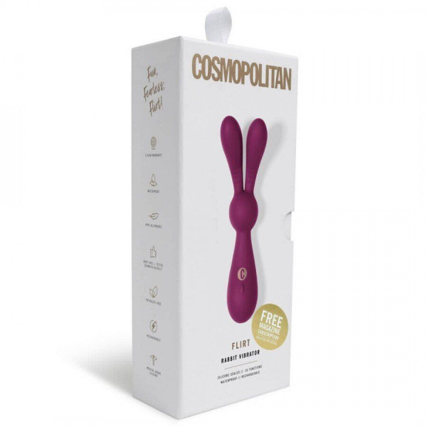 Универсальный перезаряжаемый вибратор Cosmopolitan Cosmopolitan Flirt Vibrator, 12,7 см