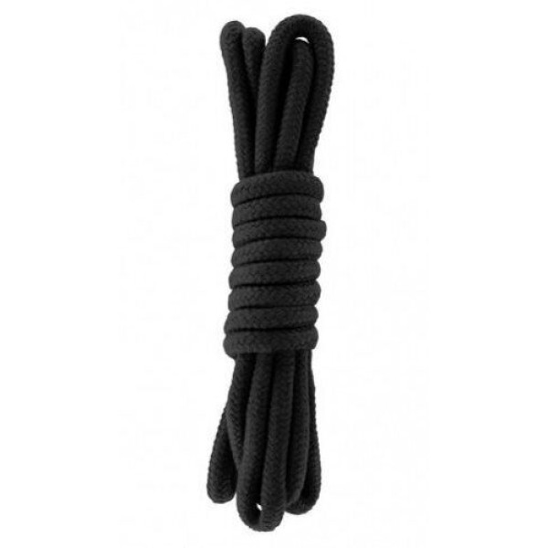 Веревка для бондажа BONDAGE ROPE 3M BLACK, 3 метра